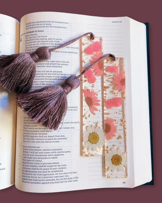 Full Blooms Acrylic Bookmark
