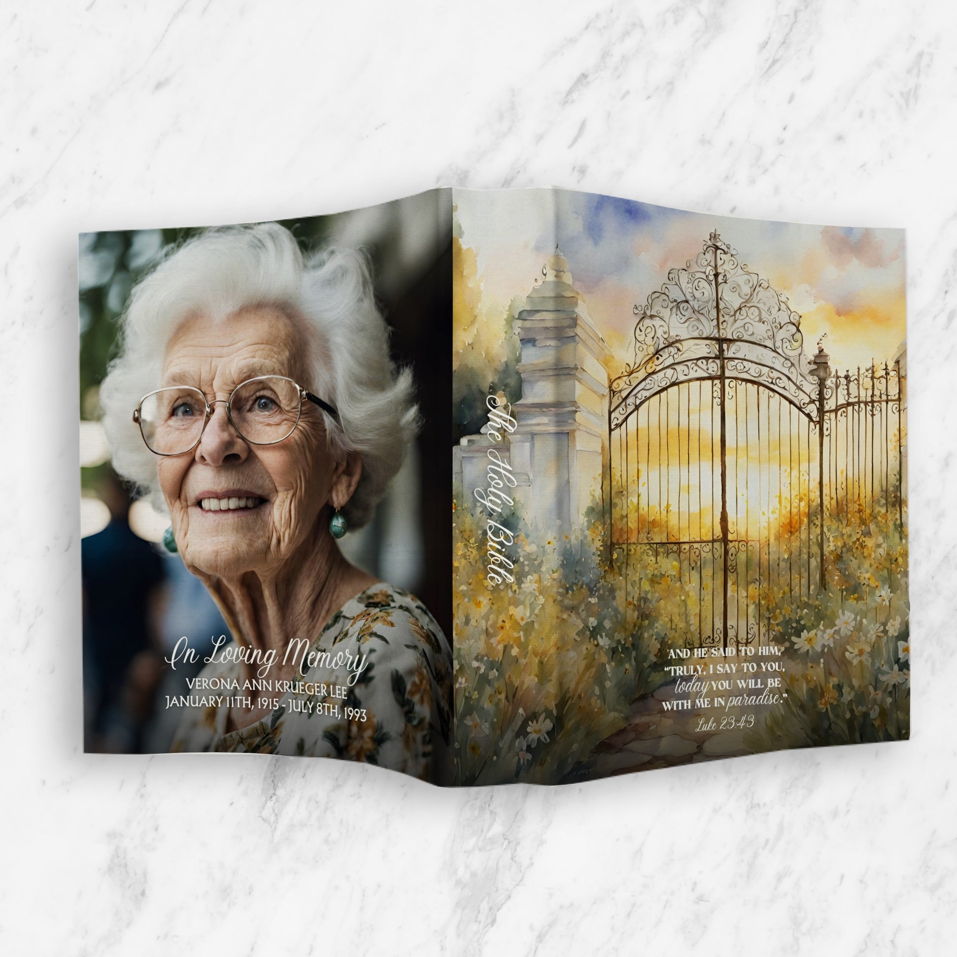 Gates of Heaven Canvas Bible