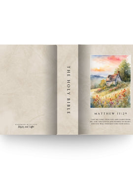 Gentle & Humble in Heart Canvas Bible