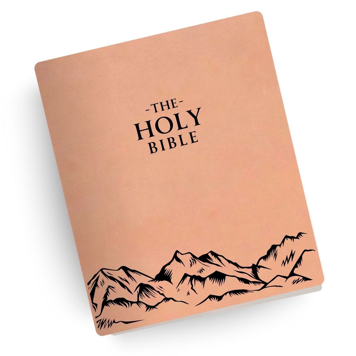 Holy Mountain Engraved Bible