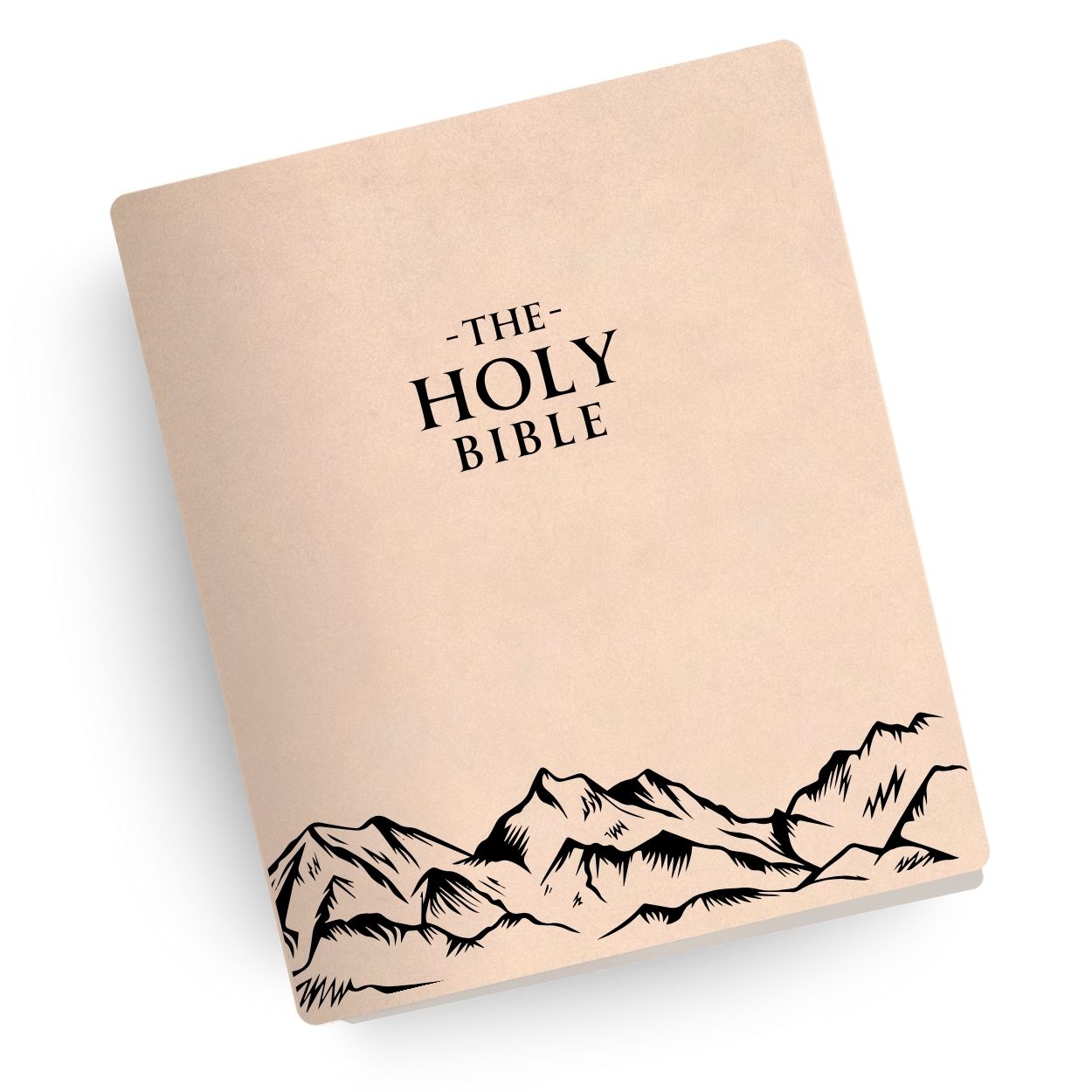 Holy Mountain Engraved Bible