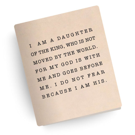 Daughter of the King Engraved Bible