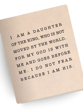 Daughter of the King Engraved Bible