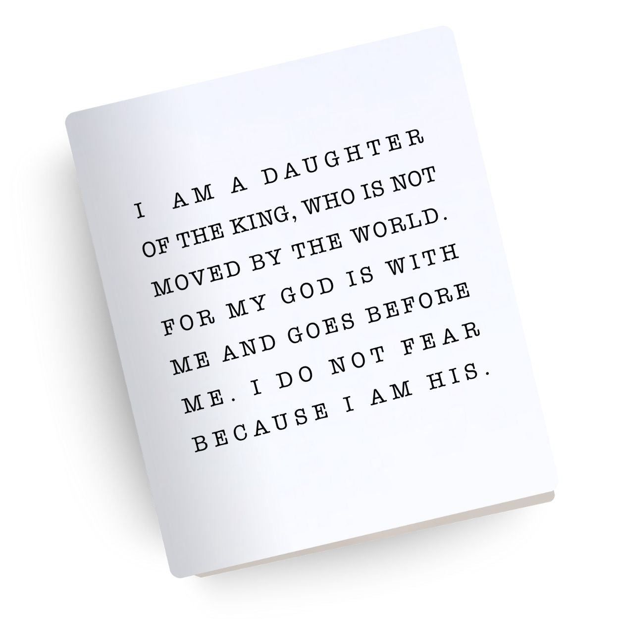 Daughter of the King Engraved Bible