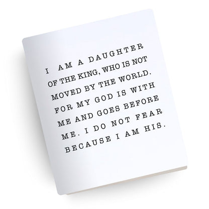 Daughter of the King Engraved Bible
