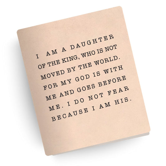Daughter of the King Engraved Bible