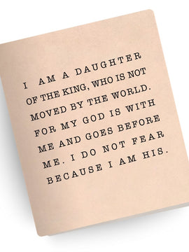 Daughter of the King Engraved Bible