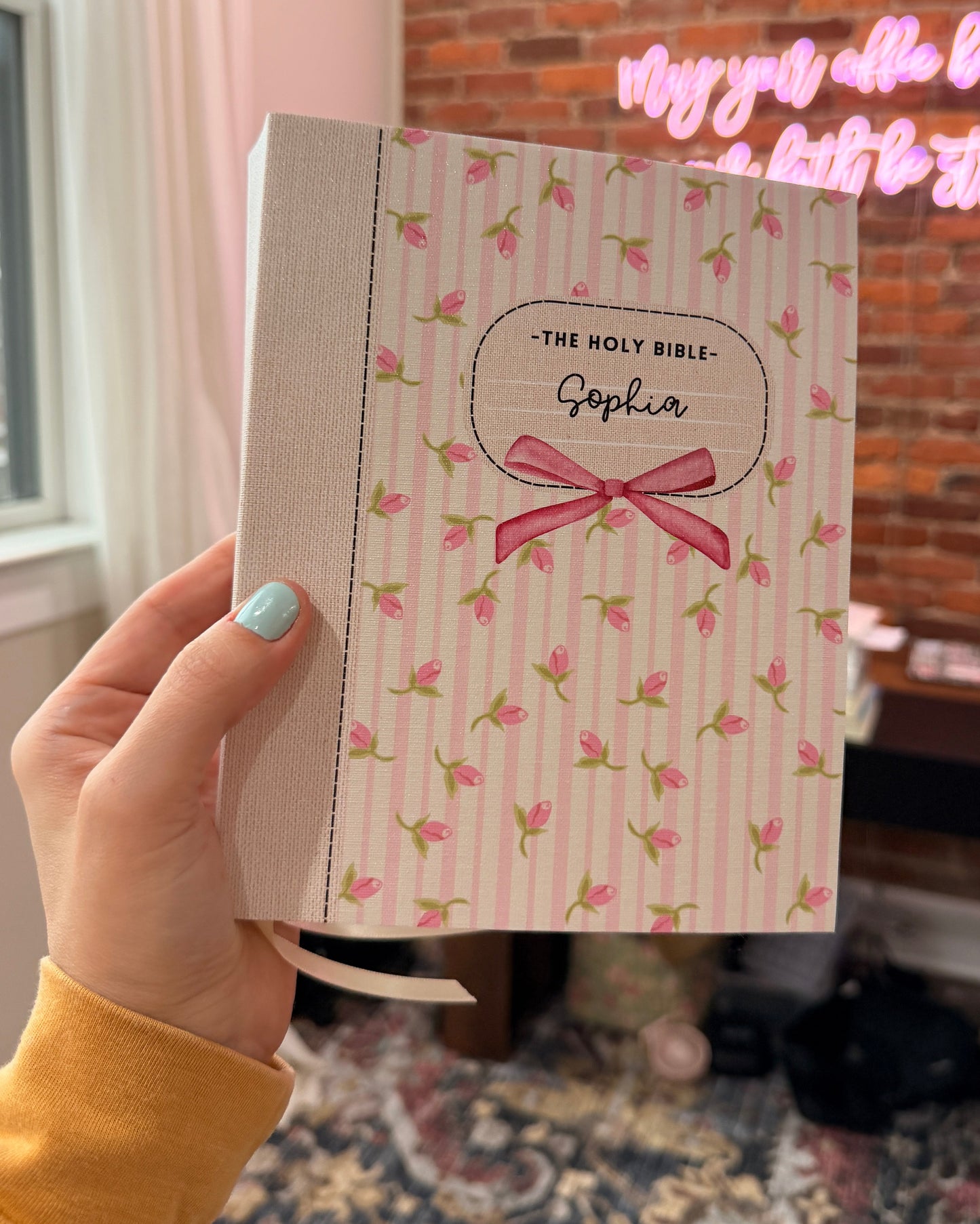 Joyful Blossoms Canvas Bible