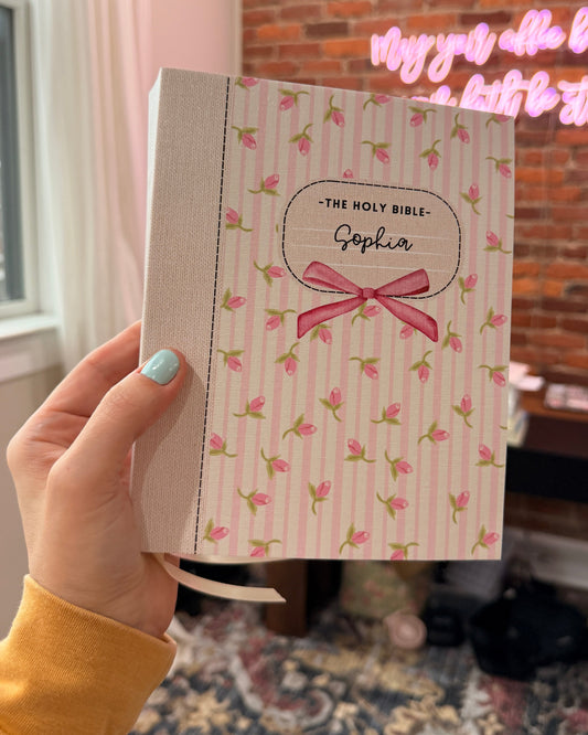 Joyful Blossoms Canvas Bible