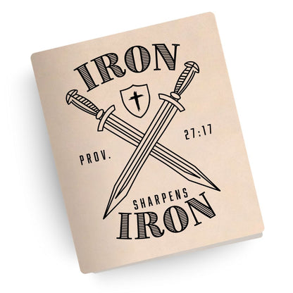Iron Sharpens Iron Engraved Bible