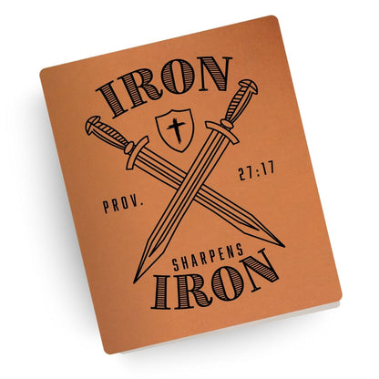 Iron Sharpens Iron Engraved Bible