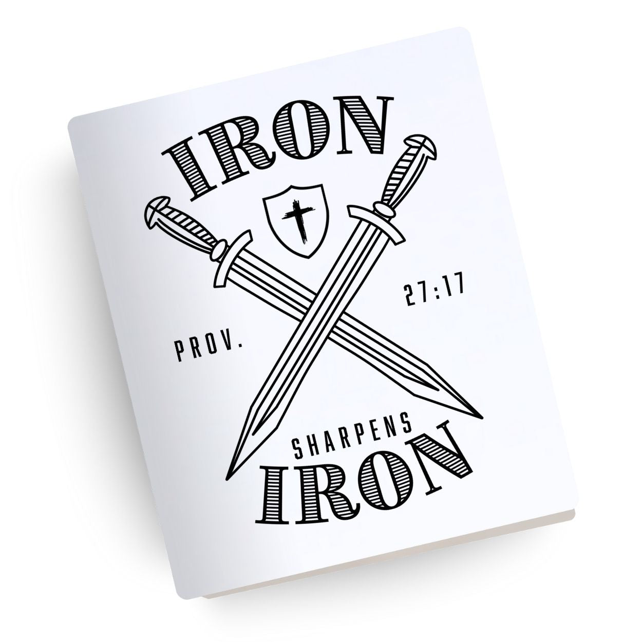 Iron Sharpens Iron Engraved Bible