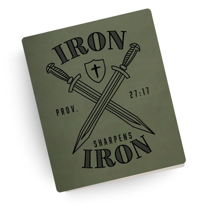 Iron Sharpens Iron Engraved Bible