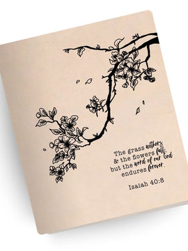 Isaiah 40:8 Engraved Bible