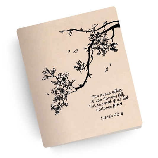 Isaiah 40:8 Engraved Bible