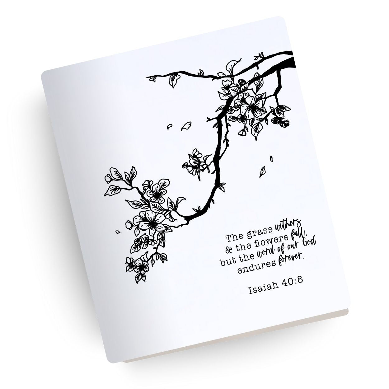 Isaiah 40:8 Engraved Bible