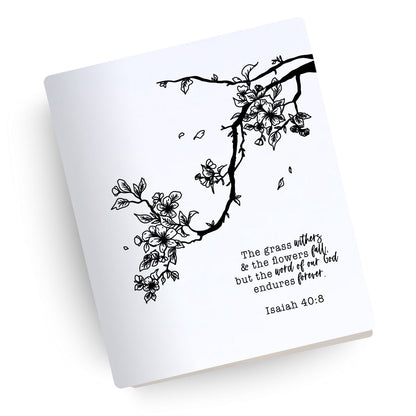 Isaiah 40:8 Engraved Bible