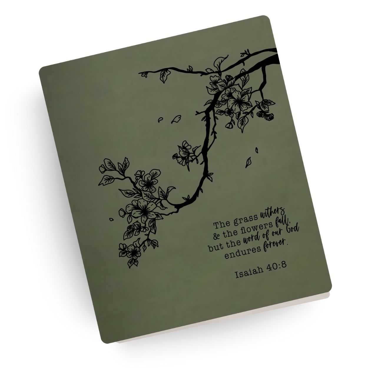 Isaiah 40:8 Engraved Bible