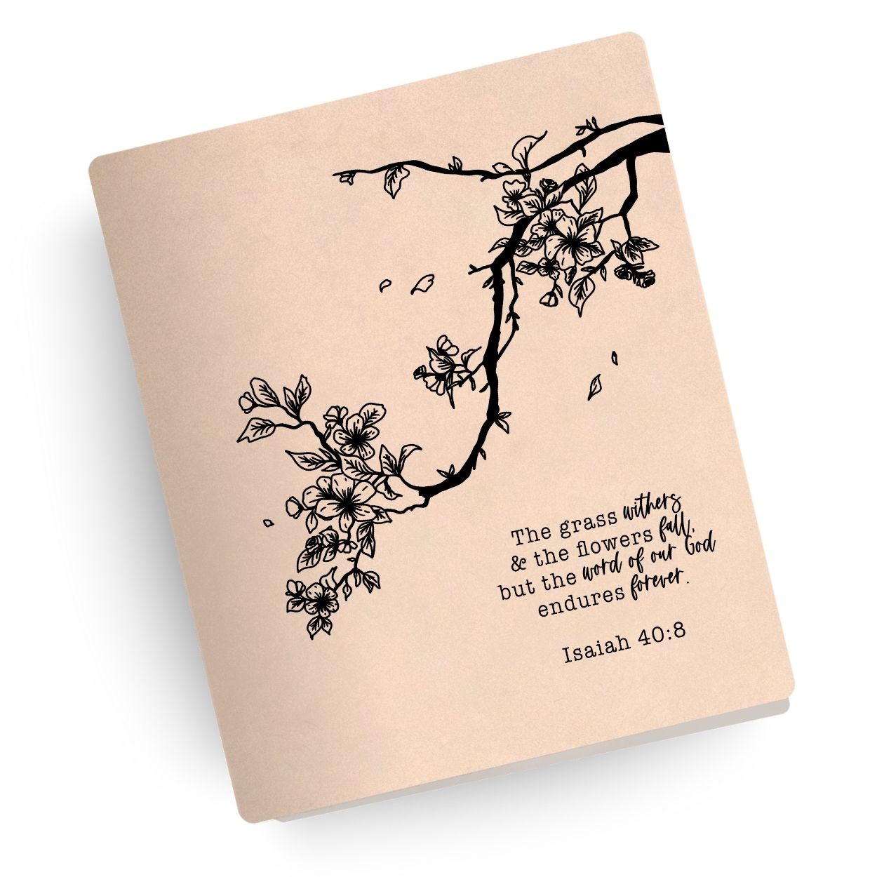 Isaiah 40:8 Engraved Bible