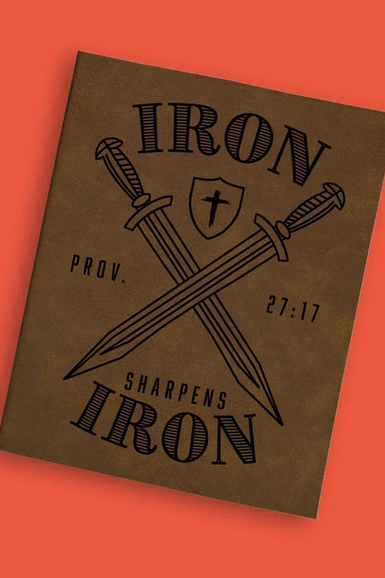 Iron Sharpens Iron Engraved Bible