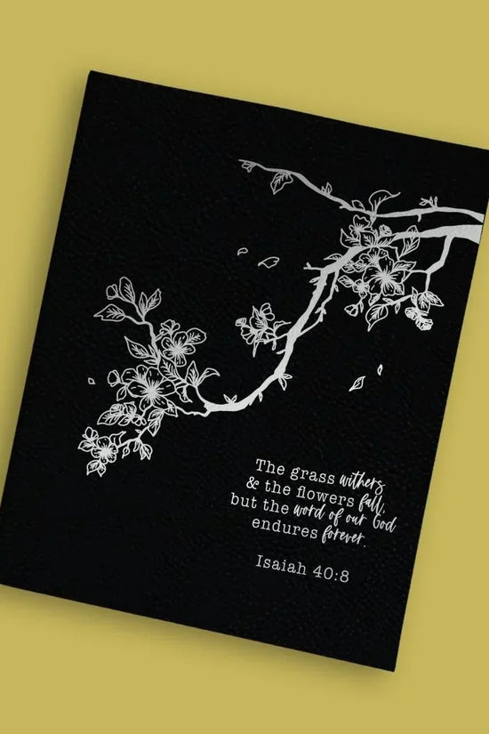 Isaiah 40:8 Engraved Bible