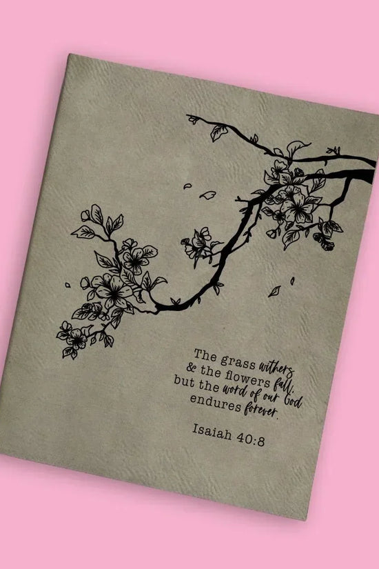 Isaiah 40:8 Engraved Bible