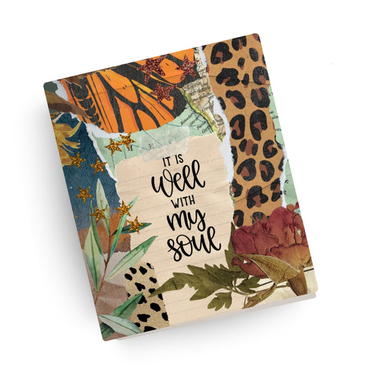 It Is Well With My Soul Collage Canvas Bible