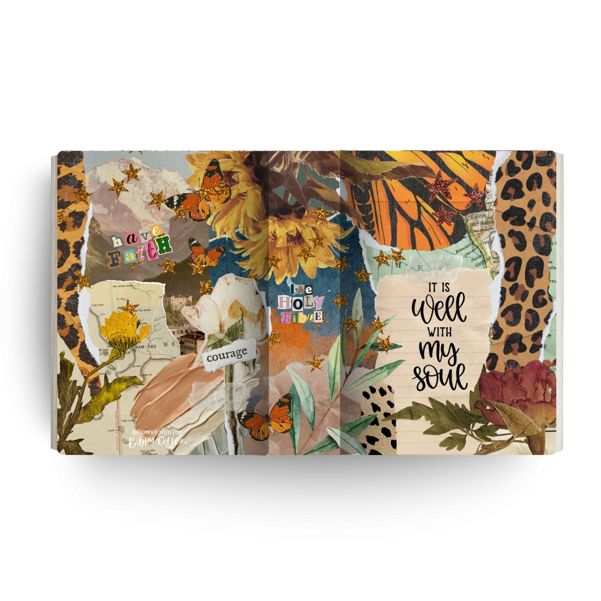 It Is Well With My Soul Collage Canvas Bible