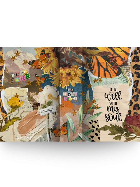 [SYO] It Is Well With My Soul Collage Canvas Bible