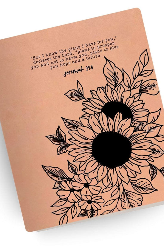 [SYO] Jeremiah 29:11 Sunflower Engraved Bible