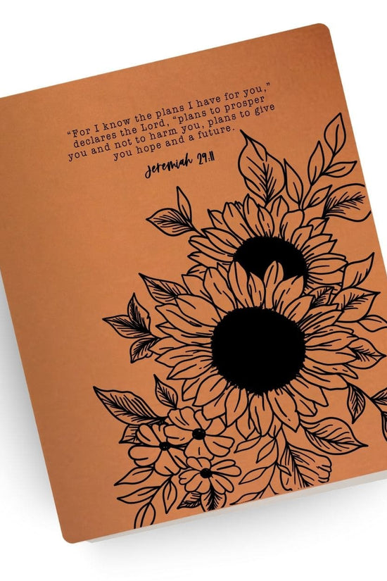 [SYO] Jeremiah 29:11 Sunflower Engraved Bible