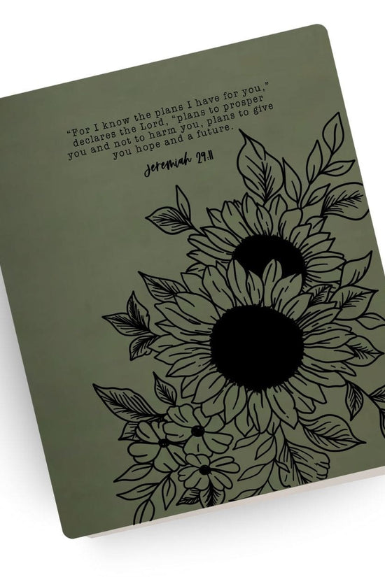 [SYO] Jeremiah 29:11 Sunflower Engraved Bible