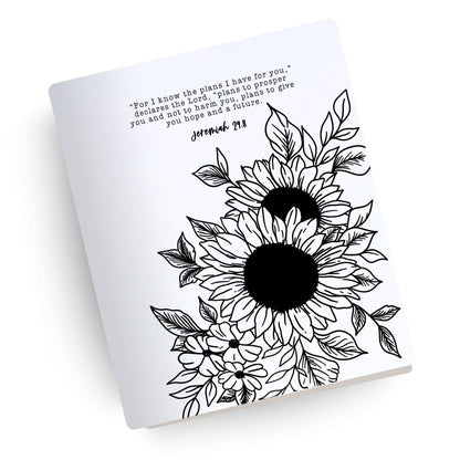 [SYO] Jeremiah 29:11 Sunflower Engraved Bible