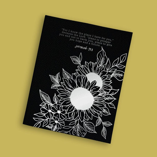 [SYO] Jeremiah 29:11 Sunflower Engraved Bible
