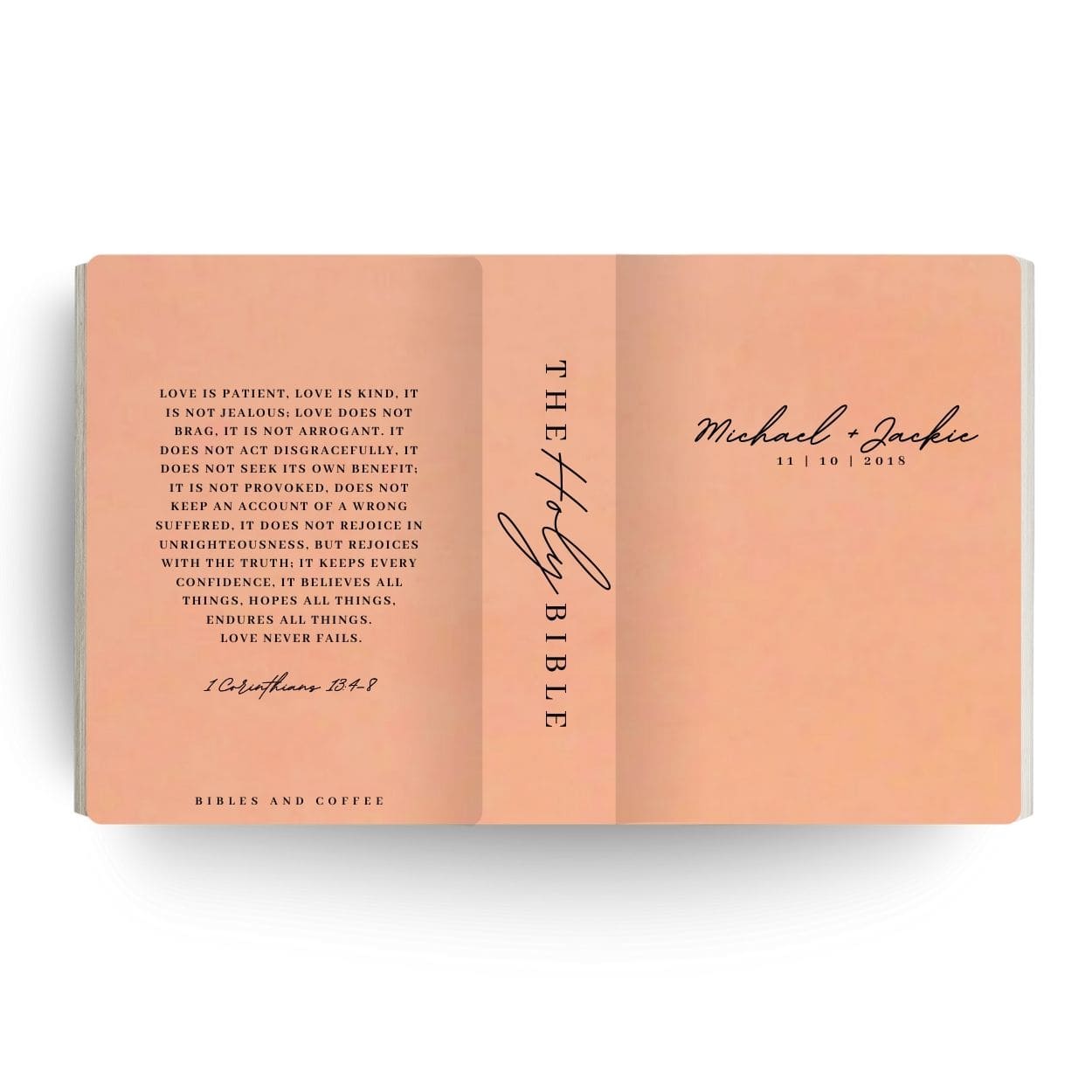 [SYO] Love Is Engraved Wedding Bible