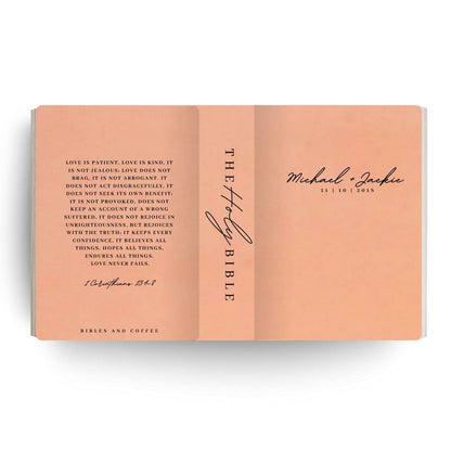 [SYO] Love Is Engraved Wedding Bible