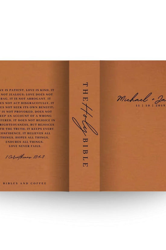 [SYO] Love Is Engraved Wedding Bible