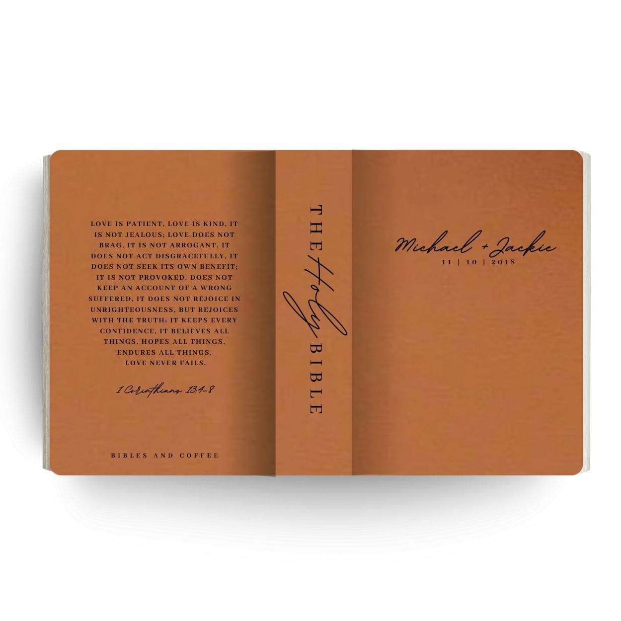 [SYO] Love Is Engraved Wedding Bible