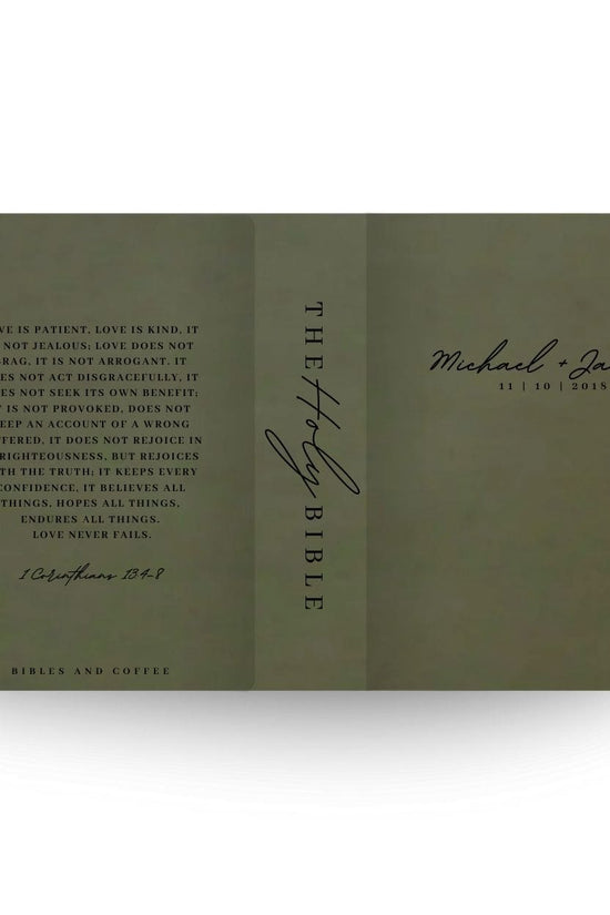 [SYO] Love Is Engraved Wedding Bible