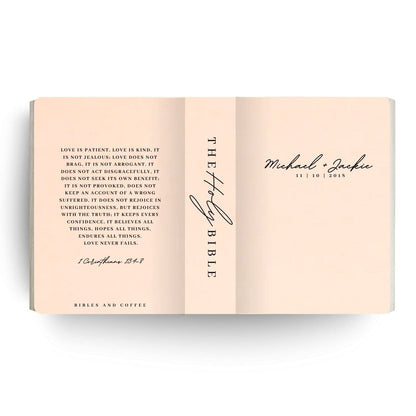 [SYO] Love Is Engraved Wedding Bible