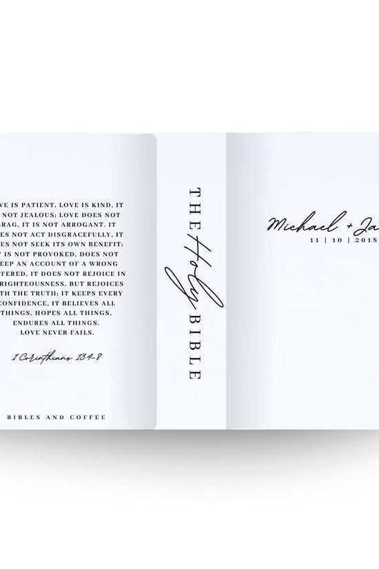 [SYO] Love Is Engraved Wedding Bible