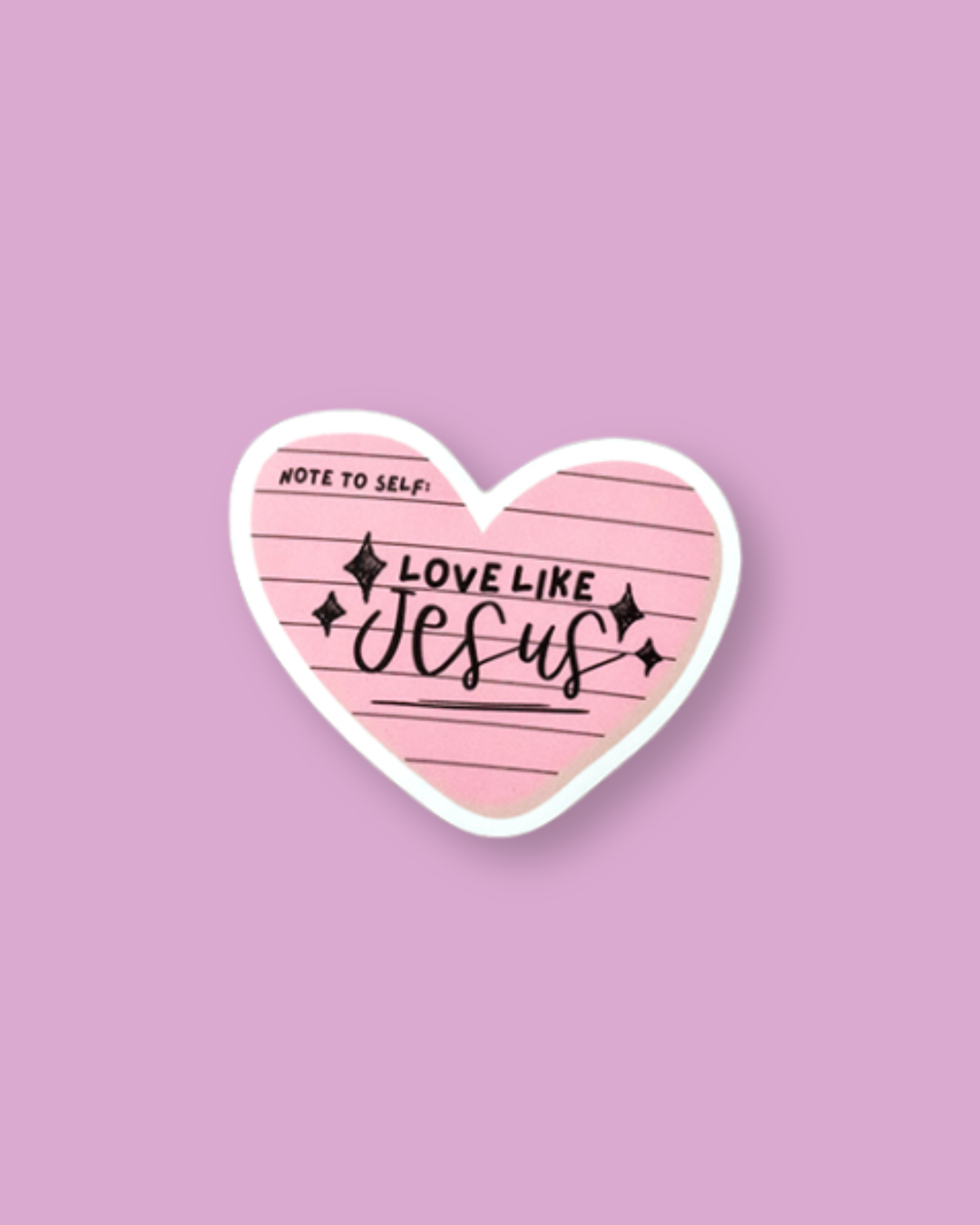 Love Like Jesus Sticker