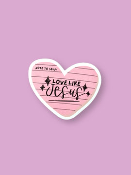 Love Like Jesus Sticker