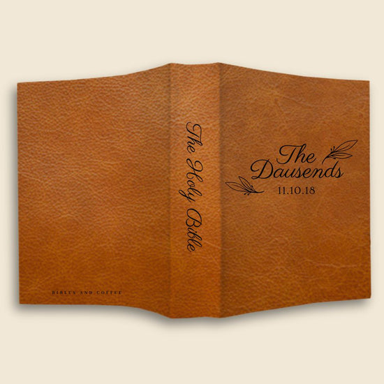 [SYO] Two Become One Engraved Wedding Bible