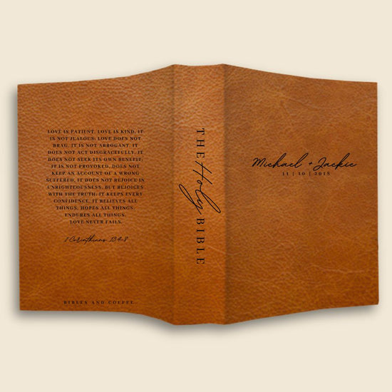 [SYO] Love Is Engraved Wedding Bible