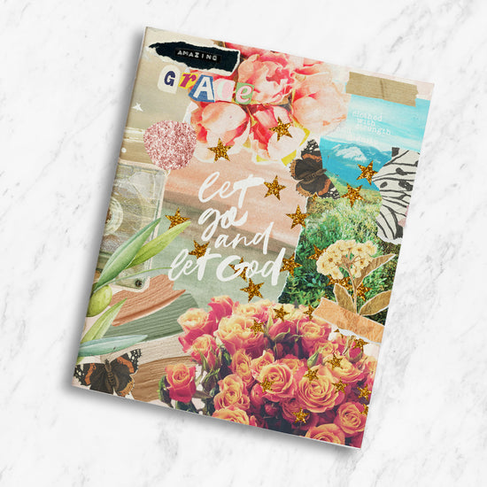 [SYO] Let Go Let God Collage Canvas Bible