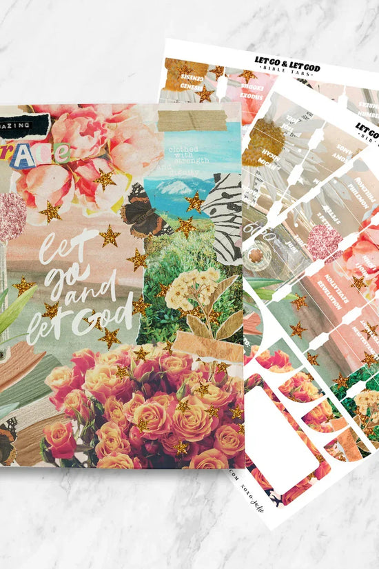[SYO] Let Go Let God Collage Canvas Bible