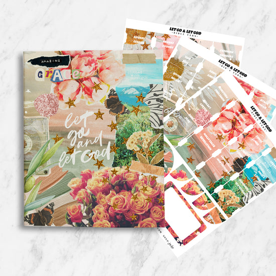 [SYO] Let Go Let God Collage Canvas Bible