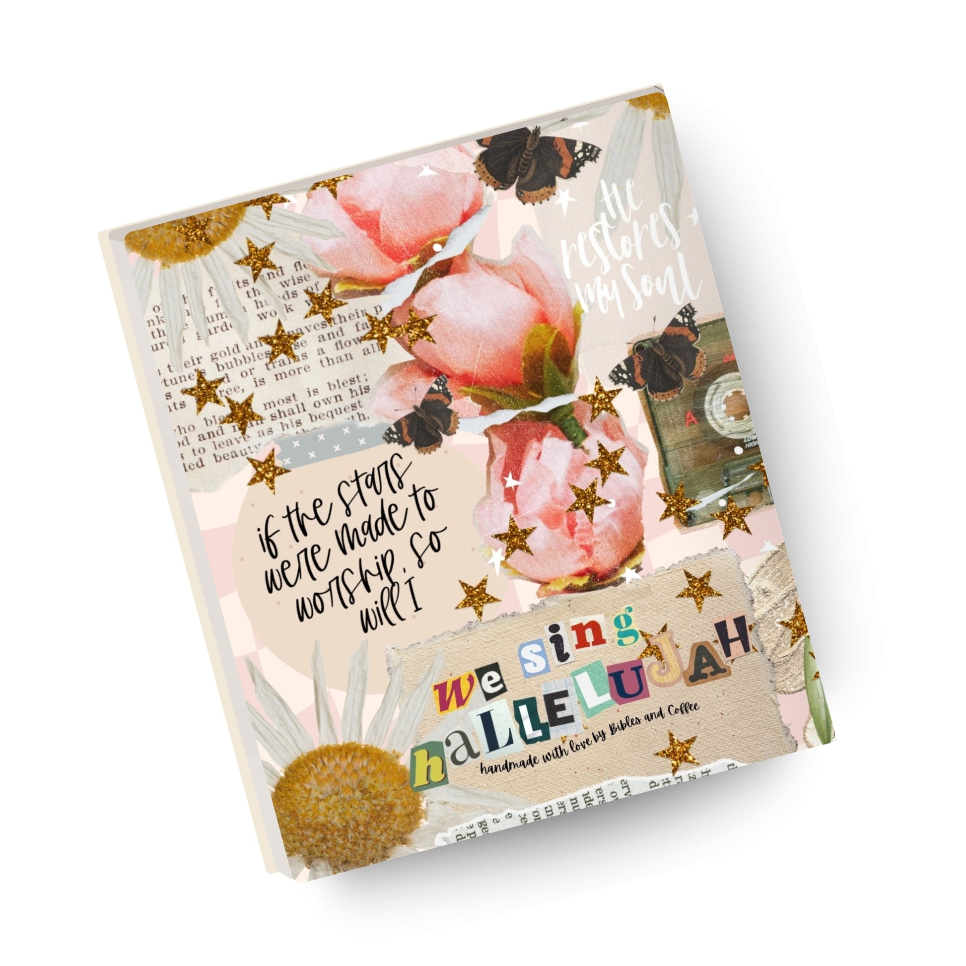 Let Go Let God Collage Canvas Bible