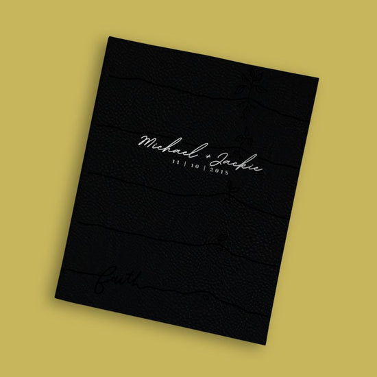 [SYO] Love Is Engraved Wedding Bible
